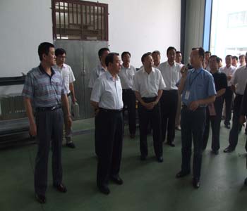市委书记汤林祥同志来我公司调研