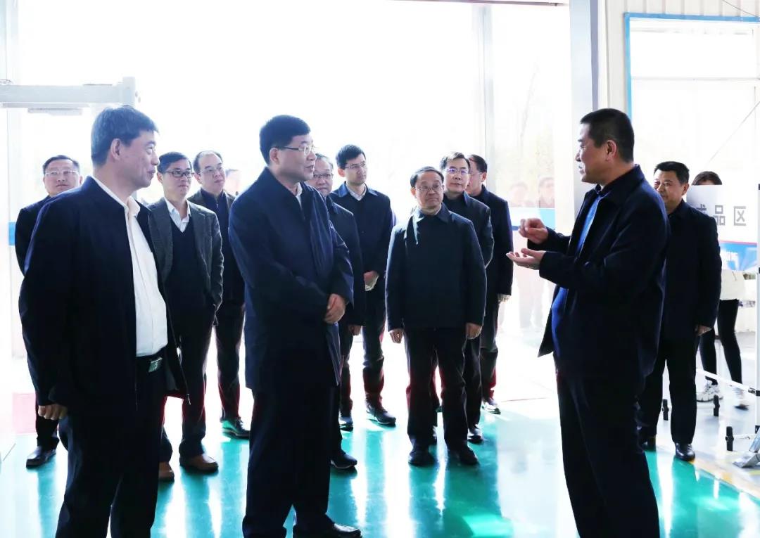 何树山副省长一行赴六安索伊电器调研